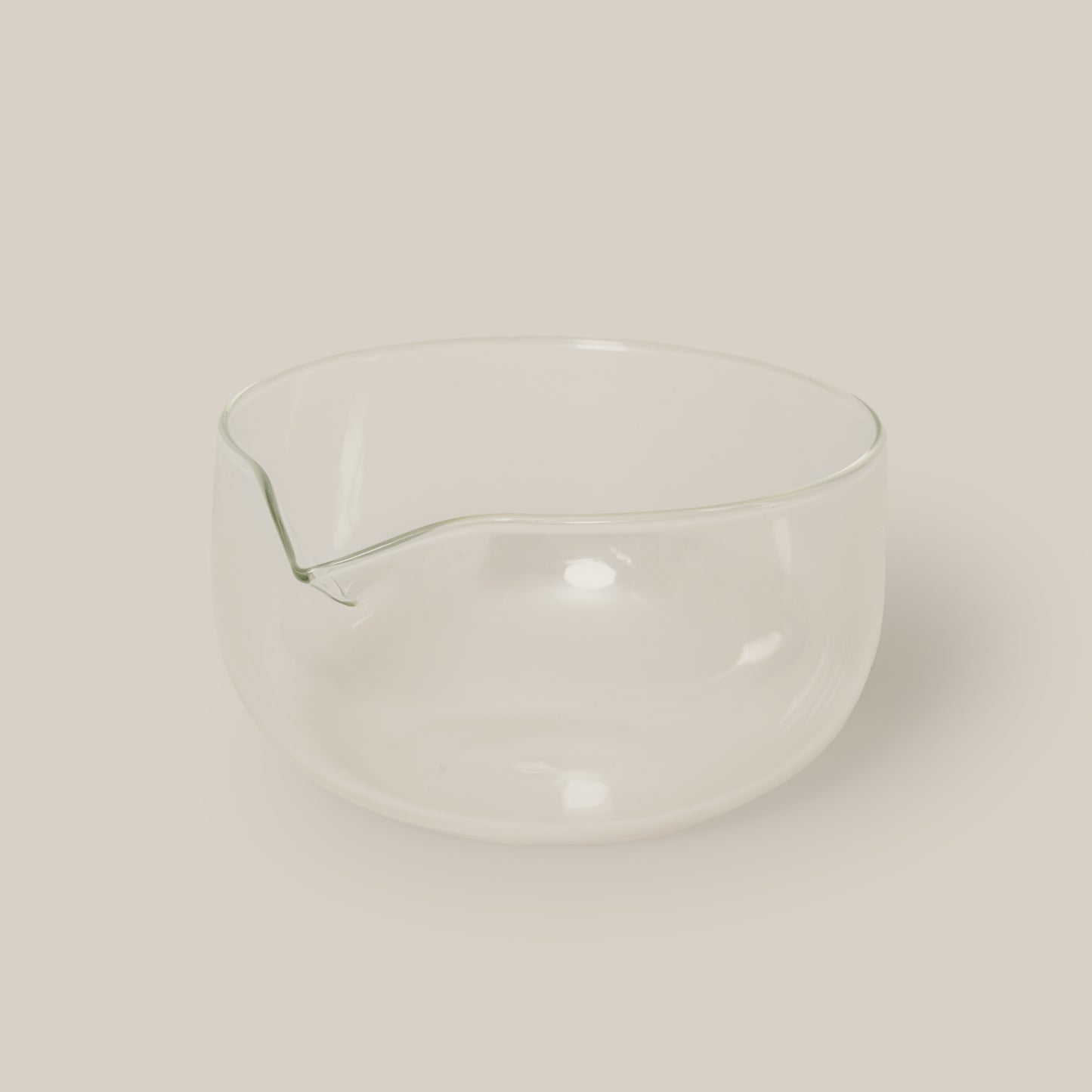 Glass Matcha Bowl with Spout